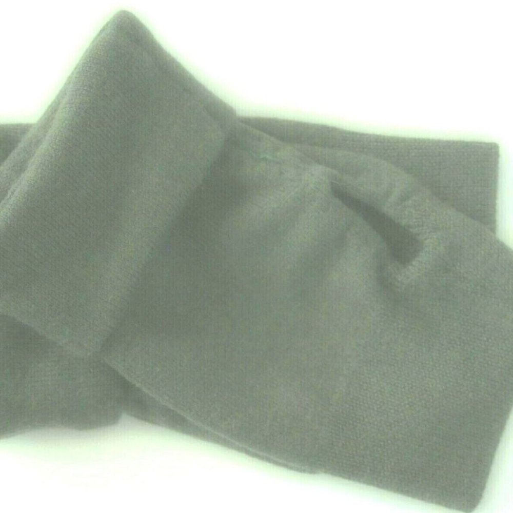 FINGERLESS GLOVES GREEN DARK 70% CASHMERE 30% MERINO WOOL SMALL MEDIUM LARGE OS - Picture 2 of 2